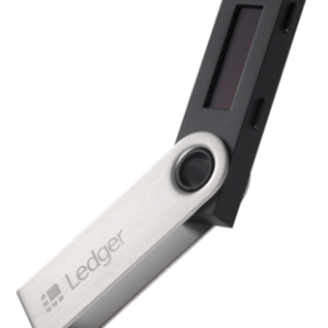 Ledger Nano S czarny rozłożony